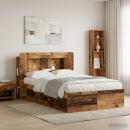 Kopfteil-Schrank mit Speicher Altholz Holzwerkstoff