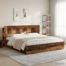 Kopfteil-Schrank mit Speicher Altholz Holzwerkstoff