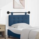 Hängendes Kopfteil Mit LED Licht Blau Stoff