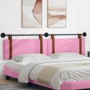 Hängendes Kopfteil Mit LED Licht Rosa Antikes PU