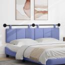 Hängendes Kopfteil Mit LED Licht Jeans blau Stoff