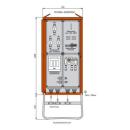 WALTHER WA0031B Anschluss-Schrank