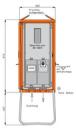 WALTHER WA0011 Anschluss-Schrank