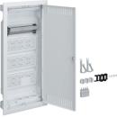HAGER VH48NW Multimedia HWV 4-reihig mit Tür