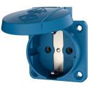 MENNEKES 11031 Anbaudose SCHUKO blau 16A2p+E 230V