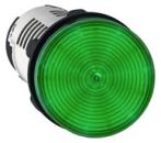 SCHNEIDER ELECTRIC XB7EV03BP Leuchtmelder, rund Ø 22 - grün (Menge: 10 Stück je Bestelleinheit)