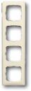 Busch-Jaeger 2514-212K-102 Abdeckrahmen, Duro 2000 Si, 4-fach Rahmen, weiß (2CKA001725A1492)