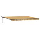 ARDEBO.de - Markisenstoff Mehrfarbig 500 x 350 cm Polyester