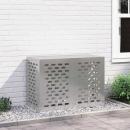 Klimaanlagenabdeckung Silber 100 x 50 x 70 cm Edelstahl