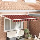 ARDEBO.de - Markisenrahmen Orange und Schwarz 250 x 200 cm
