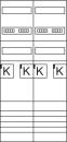 HAGER ZK3EZ14N Komplettfeld 4ZP,BKE-I,2-feldig