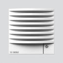 SIEDLE TLM 611-02 W Türlautsprecher-Modul