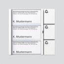 SIEDLE TM 612-3  W Tasten-Modul 3 Ruftasten