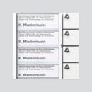 SIEDLE TM 612-4  W Tasten-Modul 4 Ruftasten
