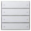 GIRA 2034112 KNX Tastsensor 3 Komfort 4fach
