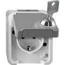 MERTEN MEG2422-8029 Steckdose AP wd abschl. Lgr