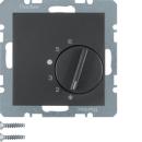 BERKER 20261606 Temperaturregler B.3/B.7 anth.