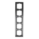 BUSCH-JAEGER 1725-80 Rahmen 5-fach chrom matt