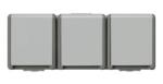 SIEMENS 5UB4731 Steckdose 3-fach AP IP44 waager.