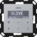 GIRA 228426 UP-Radio RDS o. Lautspr. Alu
