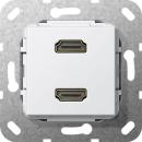 GIRA 567103 HDMI 2fach Gender Changer rw