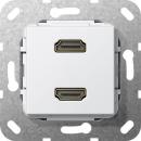 GIRA 567203 HDMI 2fach Kabelpeitsche rw