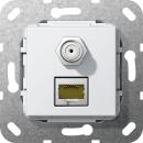 GIRA 569703 MJ RJ45 Cat 6A 10 GB, SAT rw