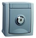 HHG 90591041-DE Steckdose abschließb. FR-AP