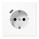 JUNG LS1520-18CWW SCHUKO-Steckdose USB Typ C