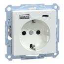 MERTEN MEG2367-0325 SCHUKO-Steckdose mit USB