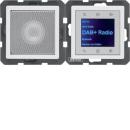 BERKER 29806089 Radio Touch mit LS DAB+ Q.x pws