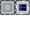 BERKER 30808989 Radio Touch m.LS DAB+ BT S.1/B.