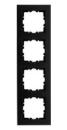 KOPP 407150007 HK07 PURE Abdeckrahmen 4-fach (Menge: 5 Stück je Bestelleinheit)