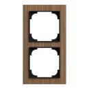 BUSCH-JAEGER 1722-4086 Rahmen 2-fach Holz Walnuss