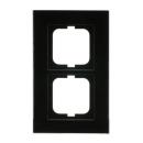 BUSCH-JAEGER 1722-825 Rahmen 2-fach carat glas schwar
