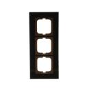 BUSCH-JAEGER 1723-825 Rahmen 3-fach carat glas schwar