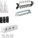 HAGER UM00M1 Multimedia Kit 3xSteckdose,PatchP
