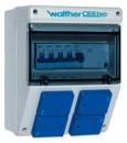WALTHER 6920004 Kunststoff-Steckdosenkombination