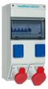 WALTHER 6983012 Kunststoff-Steckdosenkombination