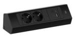 BACHMANN 932.102 CASIA 2 2-fach 1xUSB A/C 22W 2m
