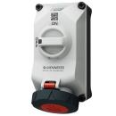 MENNEKES 5614506G Wandsteckdose DUOi 32A5P6h 400V