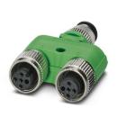 PHOENIX CONTACT 1683455 SAC-3P-M12Y/2XM12FS PE Y-Verteil (Menge: 5 Stück je Bestelleinheit)