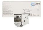METZ CONNECT 130910-Z E-DAT modul Cat.6A Buchse VE12 (Menge: 12 Stück je Bestelleinheit)