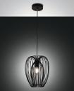 FABAS LUCE 3677-40-101 Pendelleuchte schwarz 1xE27
