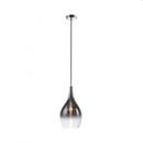 NEUHAUS 2061-17 Pendelleuchte chrom rauchgl1xE27
