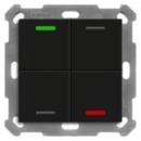 MDT BE-TAL55T406.01 Taster Light 55 4fach sw