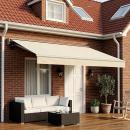 Markisenersatzstoff Creme 500 x 300 cm Polyester