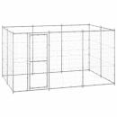 Outdoor-Hundezwinger Verzinkter Stahl 7,26 m²