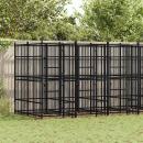 Outdoor-Hundezwinger Stahl 11,06 m²