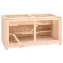 Hamsterkäfig 104 x 52 x 54 cm Massivholz Tanne